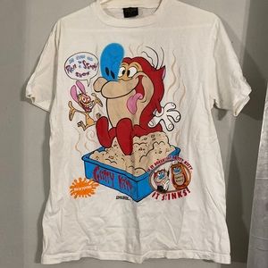 Vintage Ren and Stimpy shirt size Large